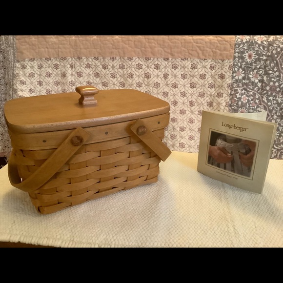 Longaberger Accents Longaberger Little Market Basket 778 Poshmark